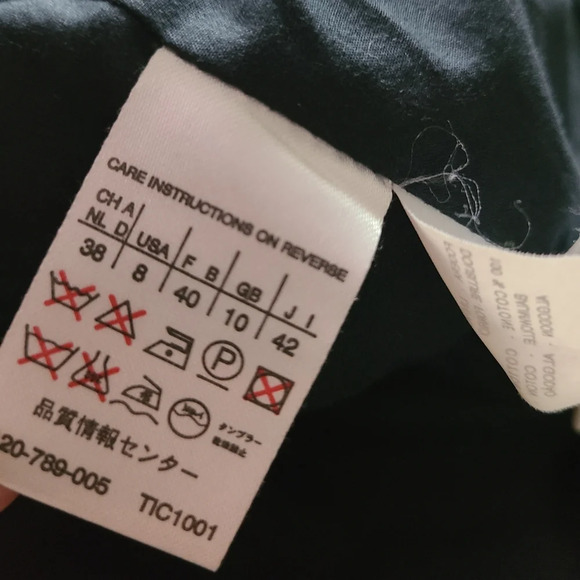 Weekend Max Mara black leather jacket Women's sz.8 - Picture 10 of 16